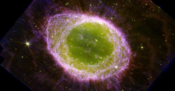 Ringnevel (M57) fenomenaal in beeld gebracht door Webb