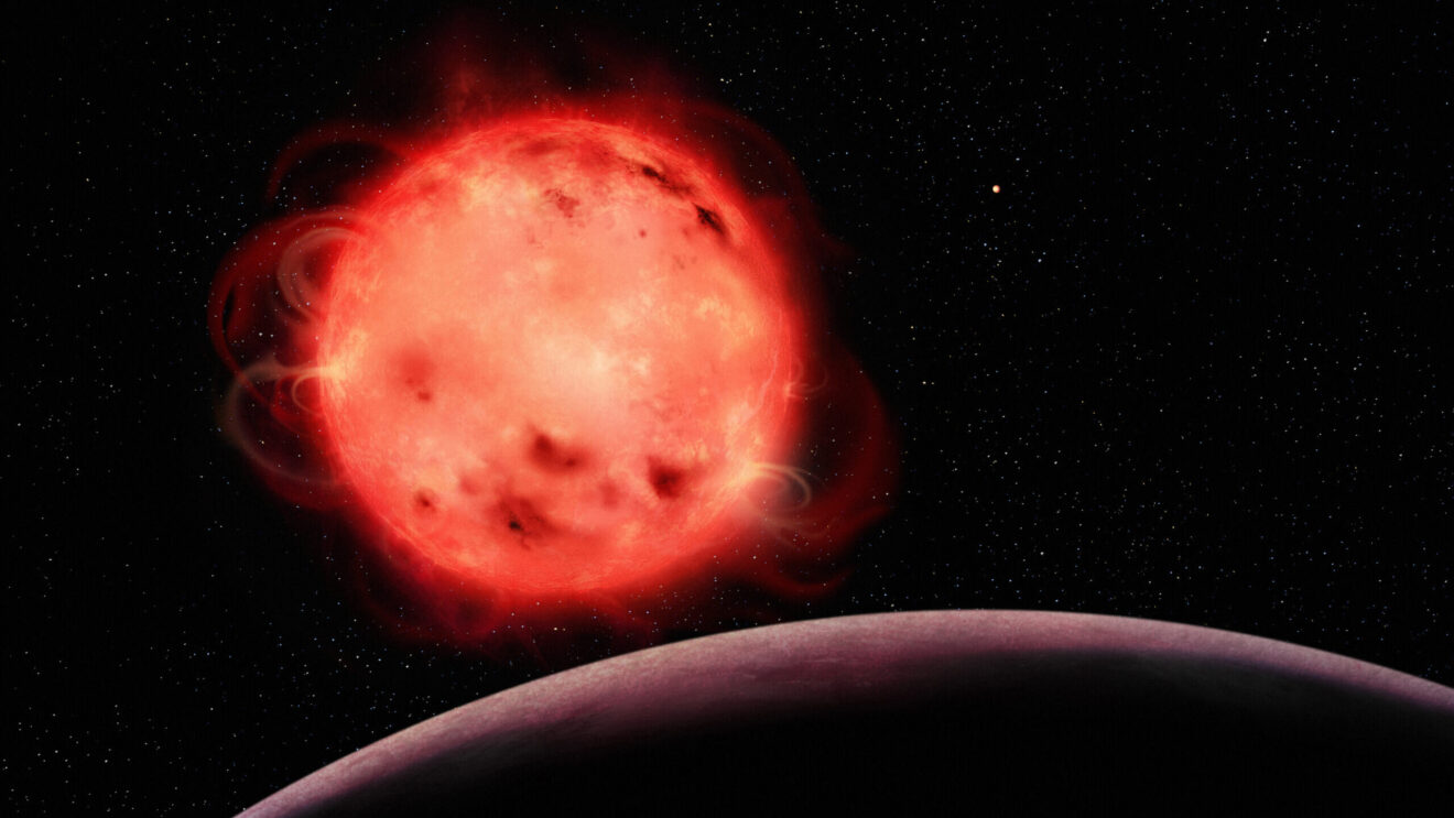 Webb's spectrum van TRAPPIST-1 b laat zien dat deze exoplaneet geen (dichte) atmosfeer heeft