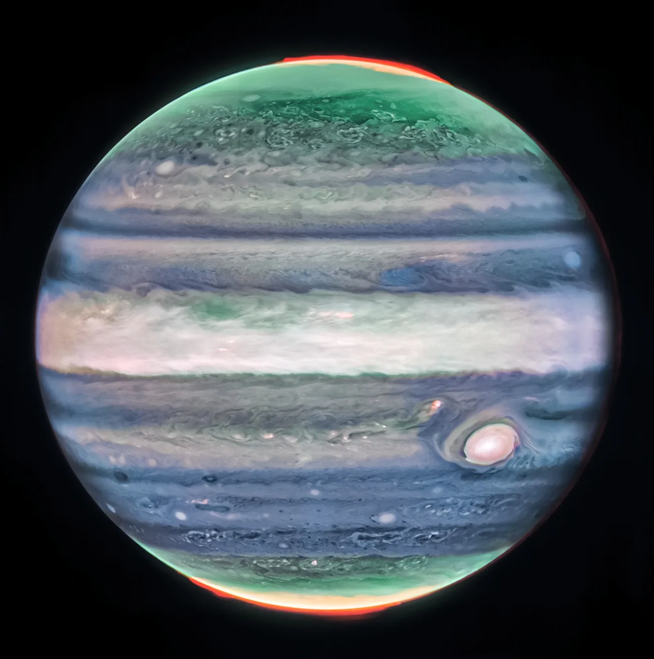 Webb heeft een equatoriale straalstroom ontdekt in de stratosfeer van Jupiter