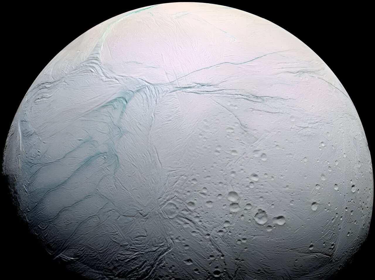 Enceladus bevat alle ruwe materialen voor leven