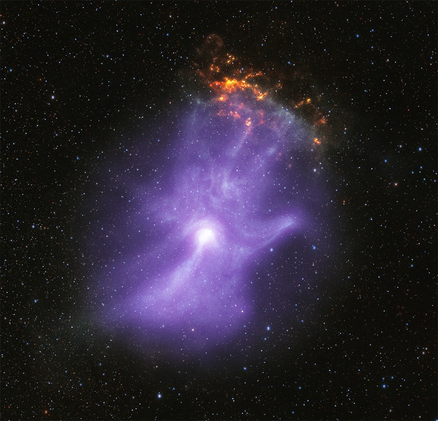 Chandra en IXPE laten de botten zien van de spookachtige kosmische hand