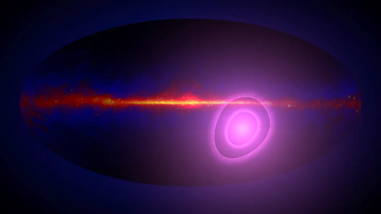 De gamma-dipool blijkt anders te zijn dan de CMB-dipool, zo laat Fermi zien