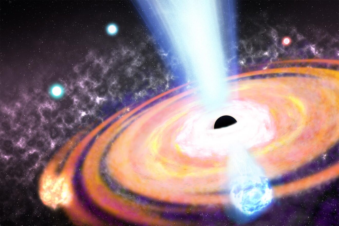 Wat was er eerst: zwarte gaten of sterrenstelsels?