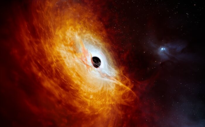 Helderste en snelstgroeiende: astronomen ontdekken recordbrekende quasar