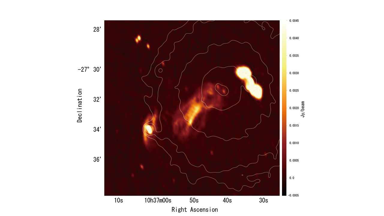 Onverklaarbare wolk van magnetisch plasma gevonden in de Hydra cluster: de vliegende vos