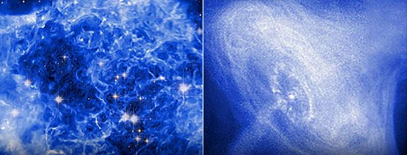 Chandra heeft video's gemaakt van de Krabnevel en Cassiopeia A