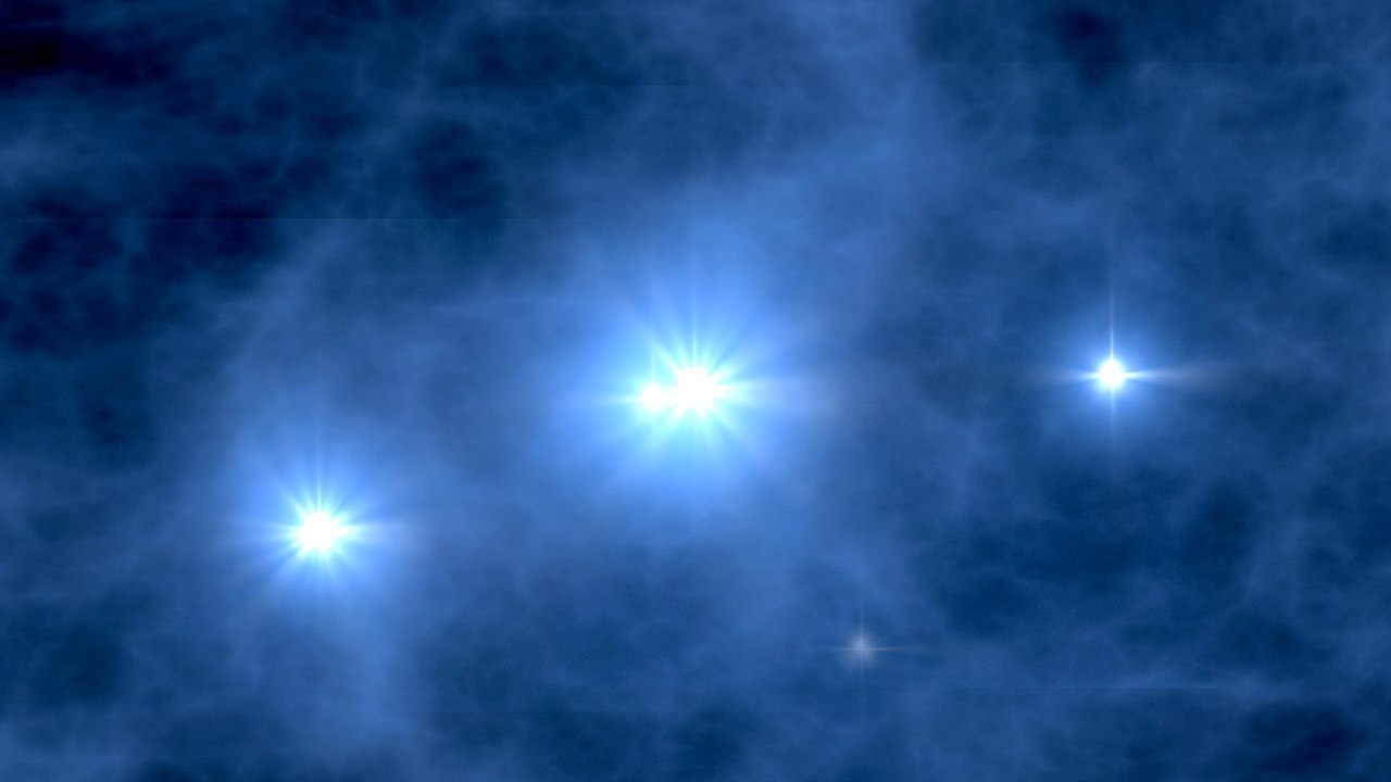 Mogelijk zijn aanwijzingen gevonden voor de allereerste sterren in het heelal