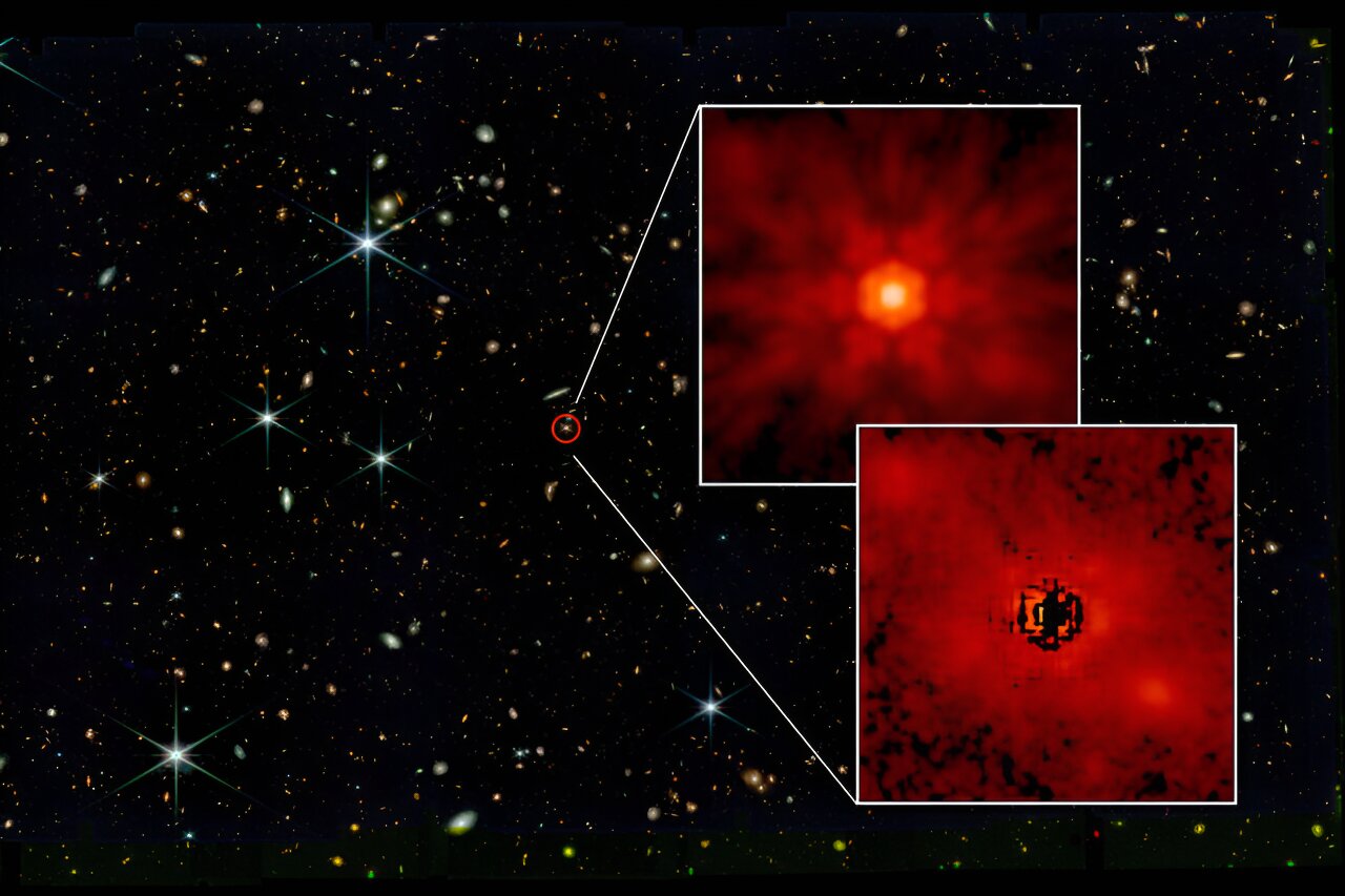 Het ongrijpbare stellaire licht rond oude quasars waargenomen
